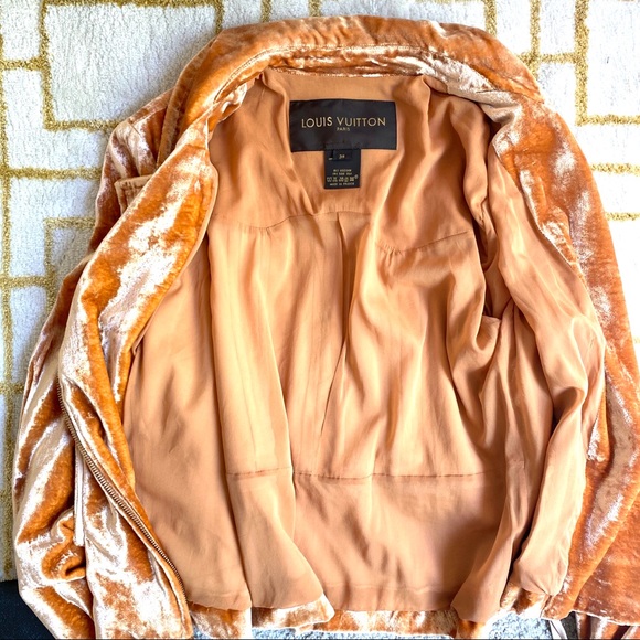 Louis Vuitton crushed velvet moto jacket - Picture 8 of 8